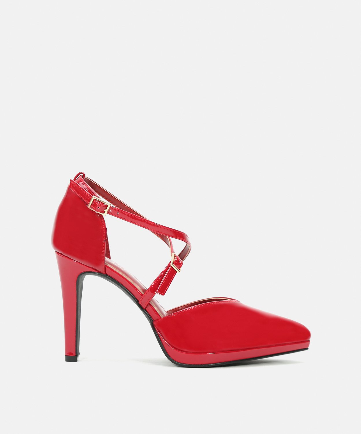 Zapatos tacón tiras cruzadas image number null